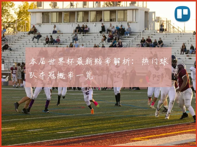 本届世界杯最新赔率解析:热门球队夺冠概率一览